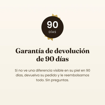 Garantía de devolución de 90 días