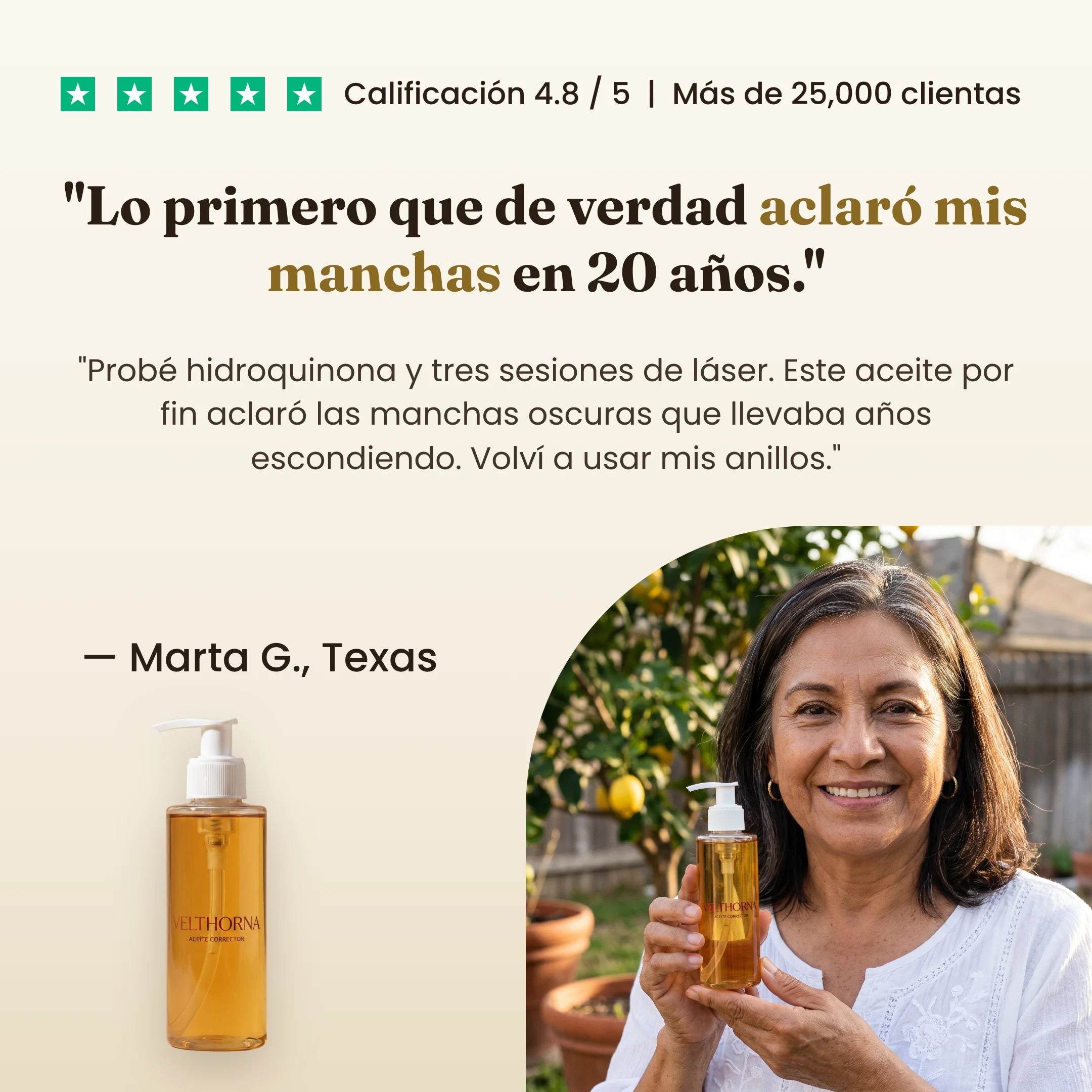 Reseña: lo primero que de verdad aclaró mis manchas en 20 años