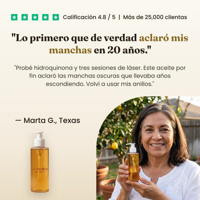 Reseña: lo primero que de verdad aclaró mis manchas en 20 años
