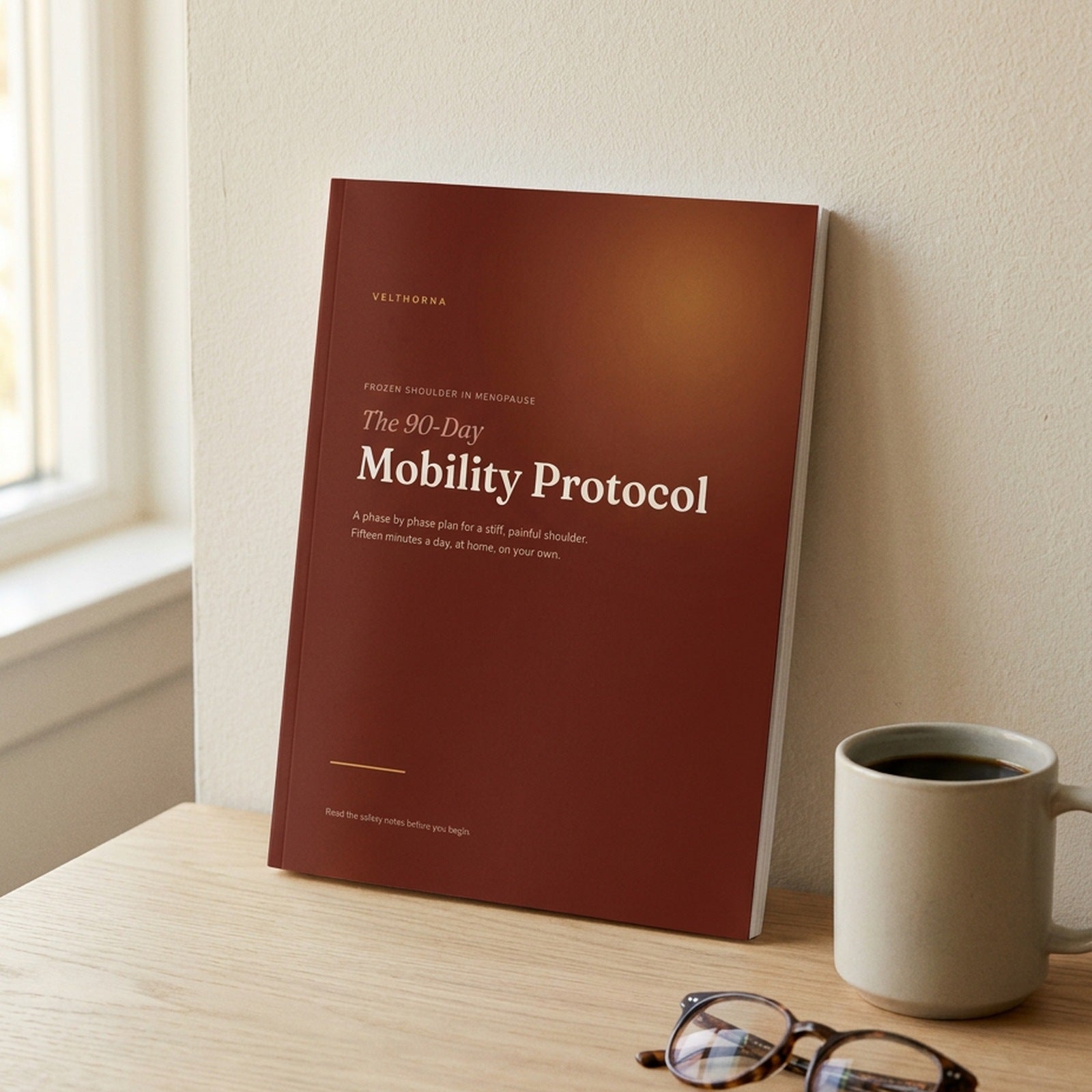 The 90-Day Mobility Protocol on a kitchen table