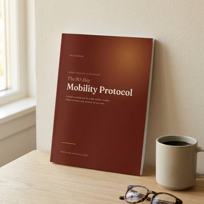 The 90-Day Mobility Protocol on a kitchen table